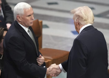 Mike Pence reveals what he said to Trump at Jimmy Carter’s funeral