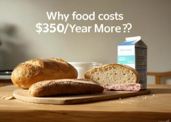 Why Food Costs $350/Year for the Average American Household?