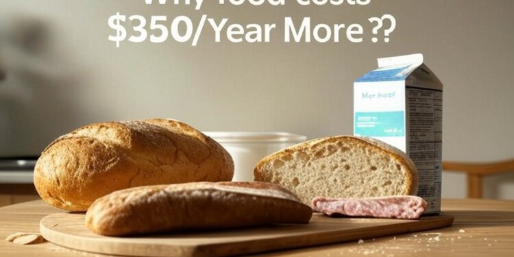 Why Food Costs $350/Year for the Average American Household?