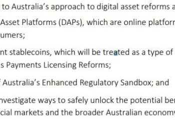 Australia Plans Crypto Rules, Tackles De-banking