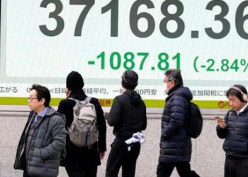 Stock market today: Asian shares skid, hit by Trump tariff hikes and doubts about AI