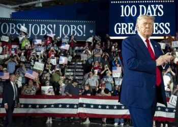 In first 100 days, Trump tests limits, creates chaos and turns from allies