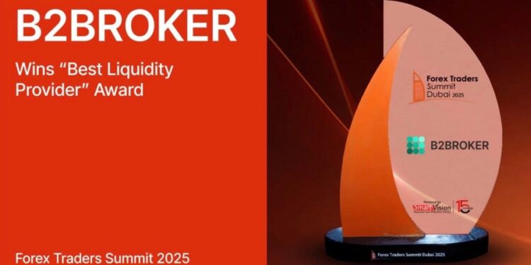 B2Broker Receives “Best Liquidity Provider” Award at Forex Traders Summit Dubai 2025