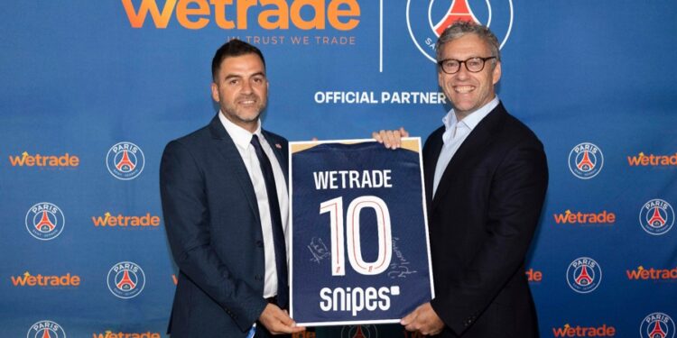 WeTrade Partners with PSG in Three-Year Deal, Reaching Its 230 Million Followers