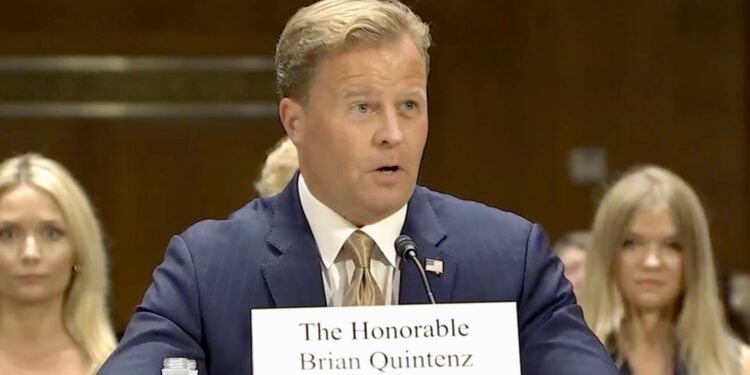 White House Withdraws Pro-Crypto Brian Quintenz’s Name From CFTC Chair Nomination