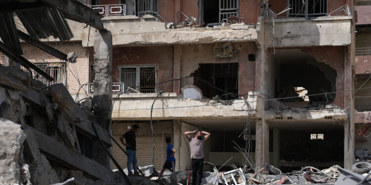 Iran reopens Strait of Hormuz, but Trump says blockade on Iranian ships and ports will stay in force