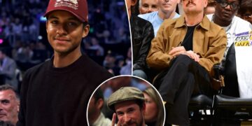 Leonardo DiCaprio, Jaafar Jackson, Noah Wyle headline star-studded crowd at Lakers-Thunder Game 3