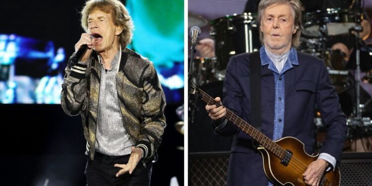 “I said to Andy, ‘Is he gonna be into this? Because it’s a punk tune and I want overdriven bass. It’s gonna be simple, no mucking about’”: Mick Jagger on recruiting Paul McCartney to play bass on the Rolling Stones’ upcoming album