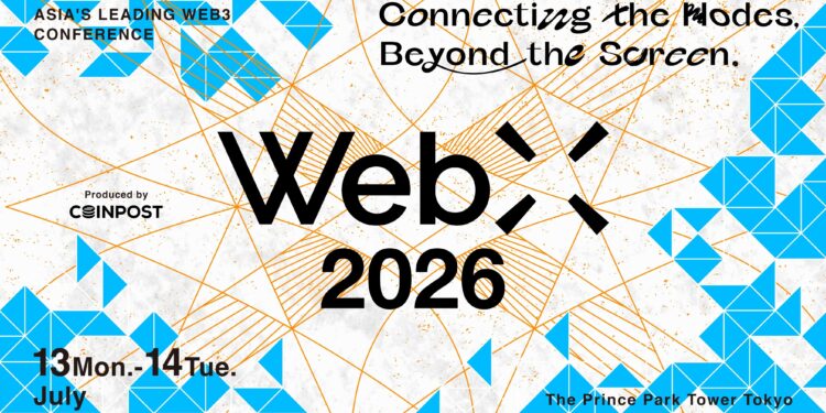 WebX 2026 Returns to Tokyo on July 13–14 to Explore Japan’s Evolving Web3 Landscape 