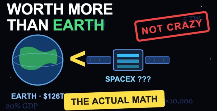 SpaceX Will Be Worth More Than Earth. NOT CRAZY. Here’s the Actual Math